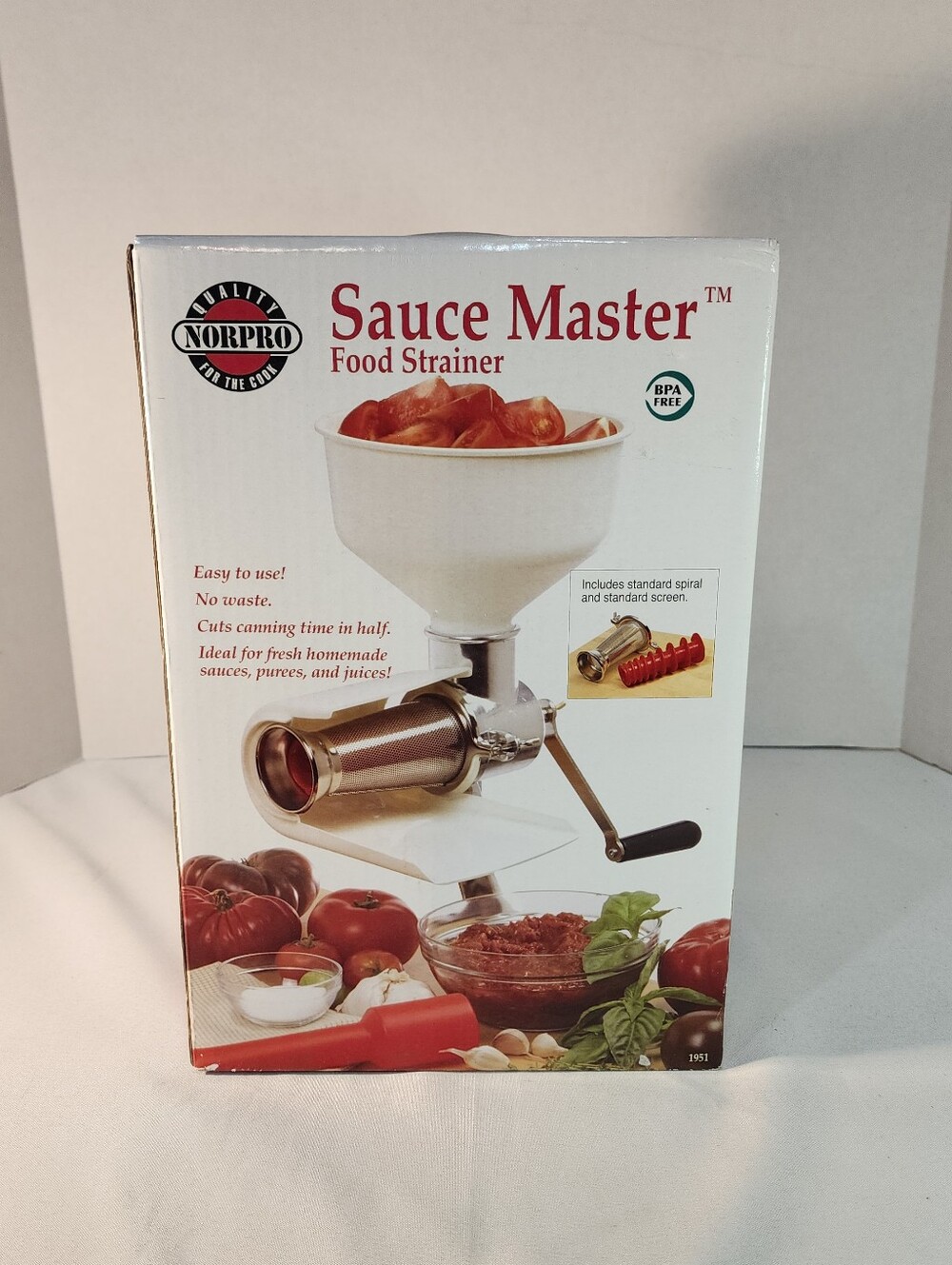 Norpro Sauce Master Food Strainer (1951)